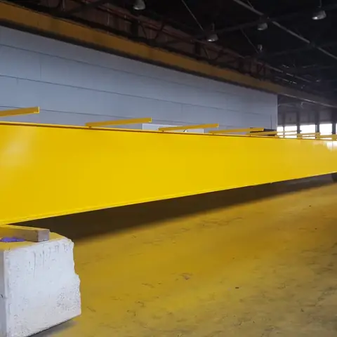 Steel beam painted yellow